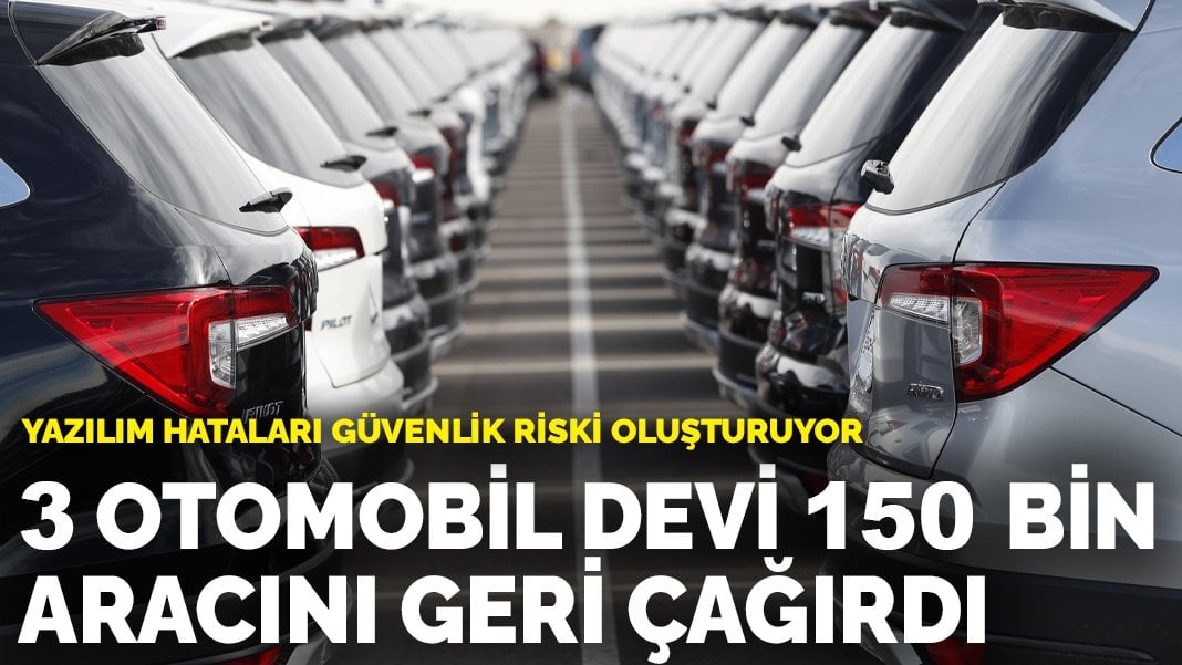 Otomotiv Endüstrisinde Şok Geri Çekim: 150 Bin Araç Yazılım Sorunları Nedeniyle İade Ediliyor!