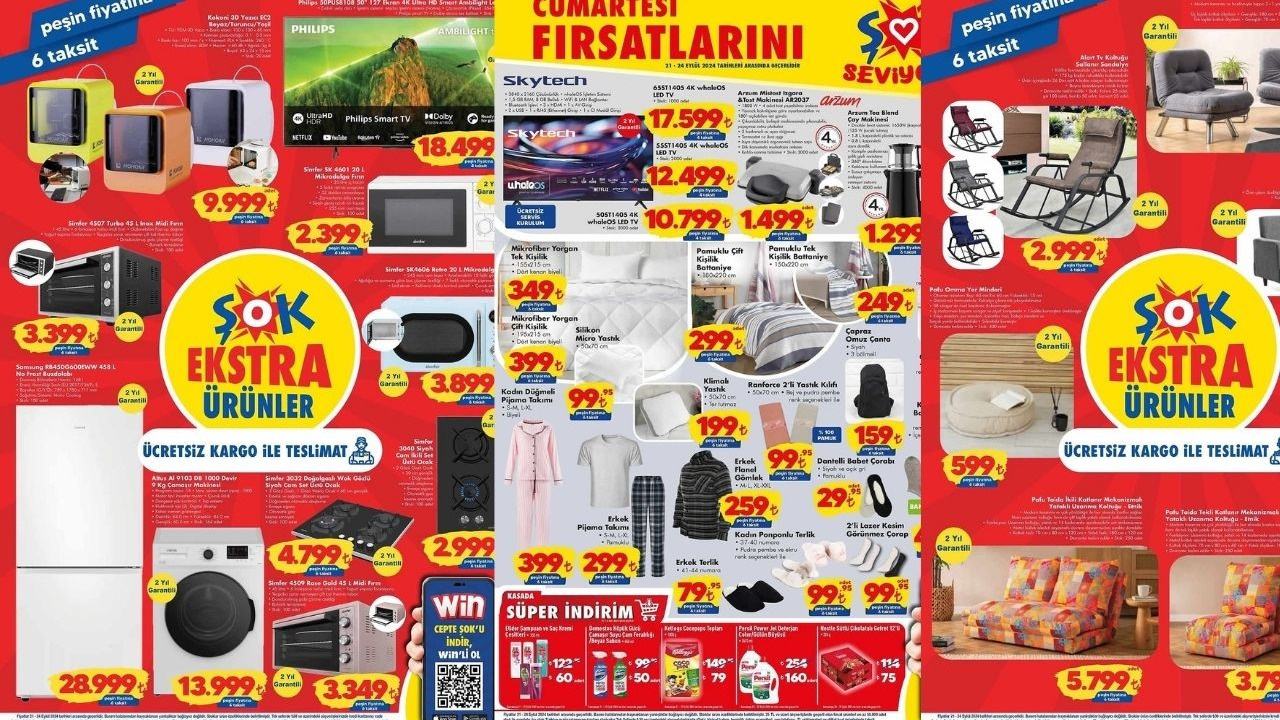 İndirim Avcıları İçin Fırsatlar! 21 Eylül Kataloğu Yayında: Arzum Çay Makinesi 1.299 TL, Mikrofiber Yorgan 349 TL, 3D Yazıcı 9.999 TL ve Yataklı Koltuk Takımı 13.999 TL!