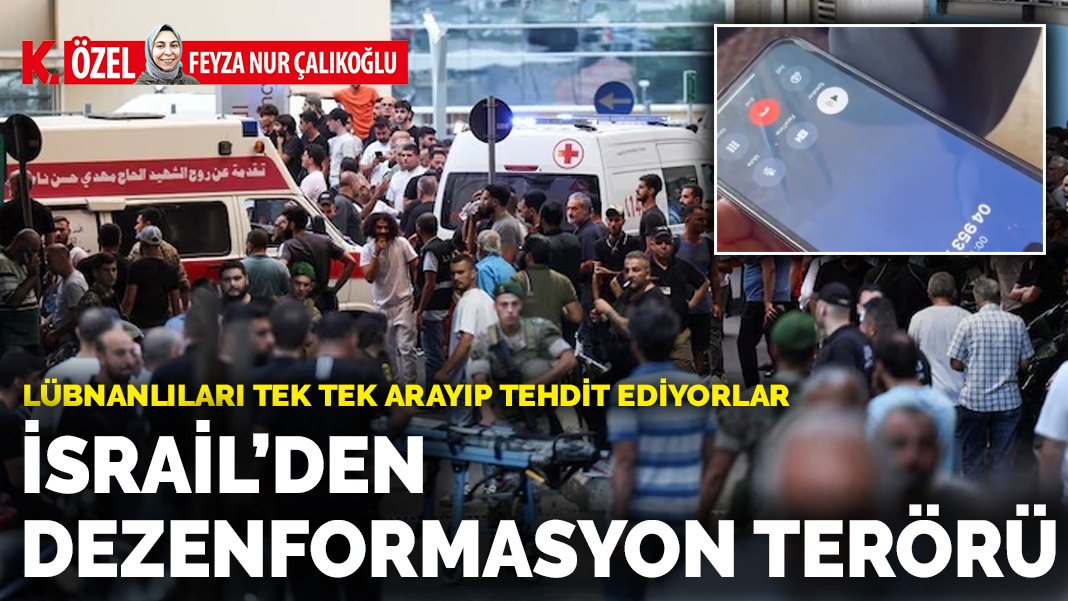 İsrail'in hedefinde Lübnanlılar: Tehdit telefonlarıyla yayılan dezenformasyon dalgası