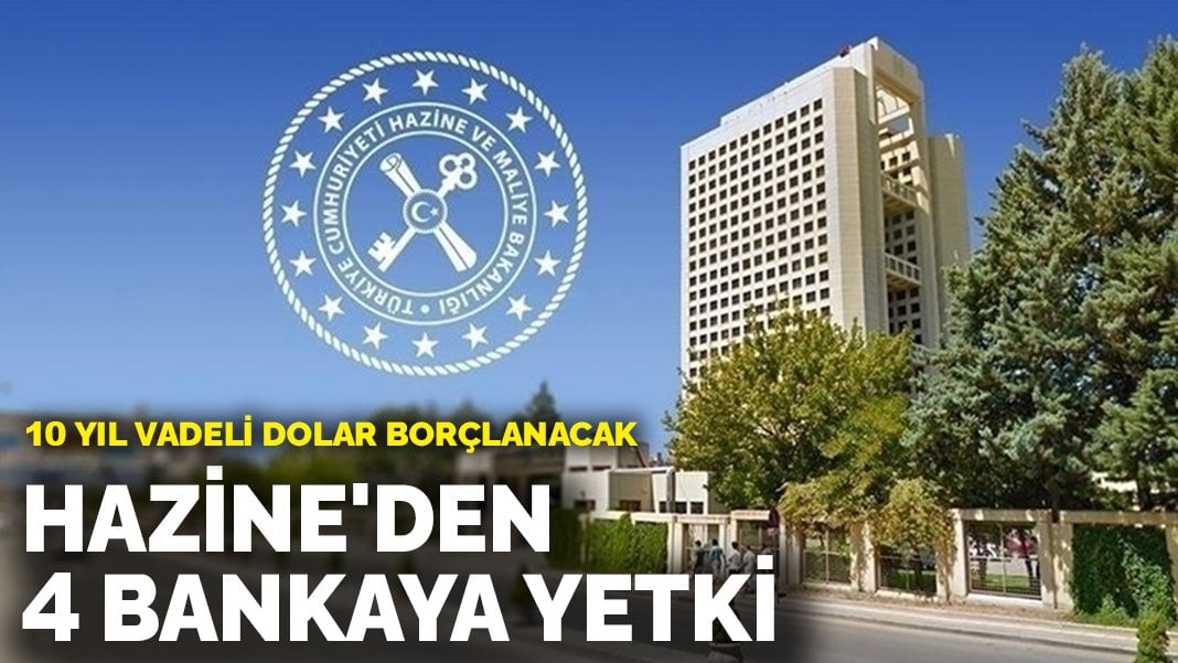 Hazineden 4 Bankaya Yetki: 10 Yıl Süreli Dolar Borçlanması başlıyor!