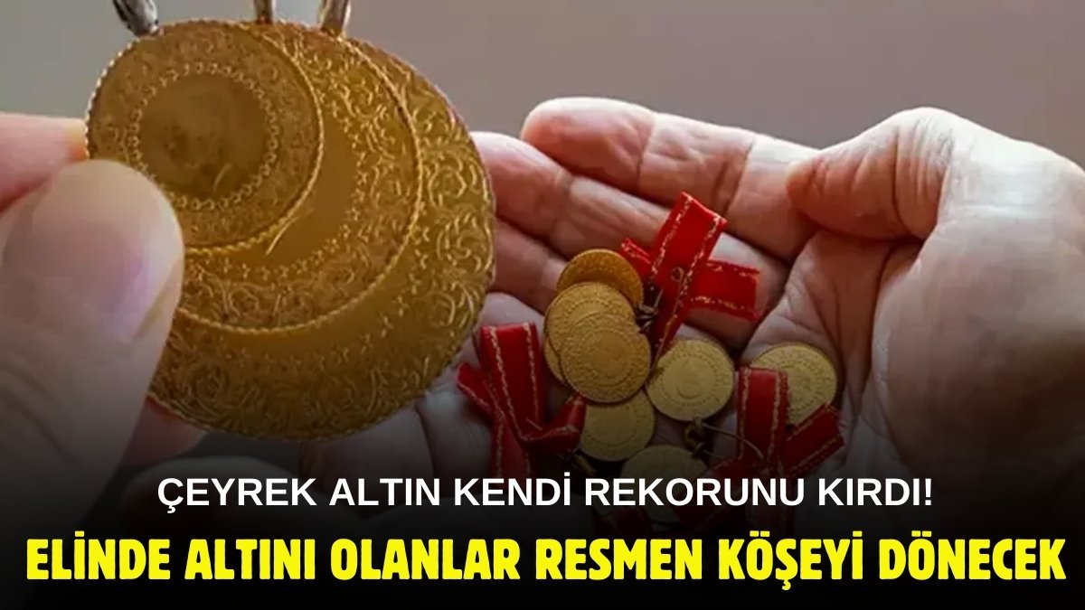 Çeyrek Altın Fiyatlarında Şok Dalgası: Rekor Üstüne Rekor Kırılıyor!